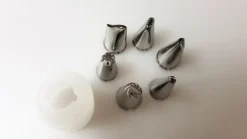 Spritspåse 6 Olika Tyllar Tårtdekorering Tyllset Spritsset Spritstyllar