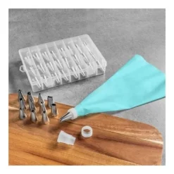 Spritspåsar-Spritspåse 34 Tips Set dekorationstårtor och bakverk