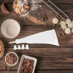 Spritspåsar-Spritspåse med 5 plastmunstycken 28 cm Zenker Smart Pastry