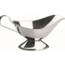 Ibili Såsbehållare-Såsbåt - - 765500 - Högkvalitativt rostfritt stål - Kapacitet 0,23 L - Tål diskmaskin