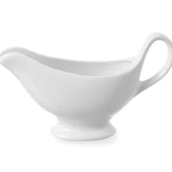 Såsbåt såsskål 180x55x130mm vitt porslin - DaVinci 786437