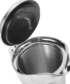 Såsskål med lock, 750 ml dubbelväggig såsskål, dubbelväggig isolerad såsskål i rostfritt stål, kastrull med lock för såser, gräddsåser, salladsdressin | CDON