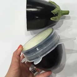 Skållock-6st - Silikon Köksset Frukt Färsk Mat Saver Lock Diskmaskin Säker microwa_I763