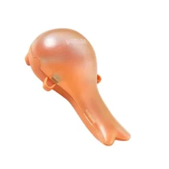 Söt Fruktskalare Rostfritt Stål Grönsaksskalare Multifunktionell Potatisskalare för Kök Orange