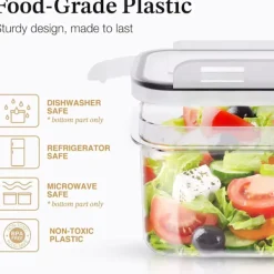 24st Förvaringsburkar - Lufttäta burkar med lock