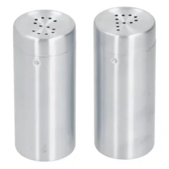 Salt- & Pepparströare-2st Kryddburk Rostfritt stål Kryddflaska Salt och peppar Shaker Köksverktyg Rostfritt stål Färg