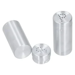 Salt- & Pepparströare-2st Kryddburk Rostfritt stål Kryddflaska Salt och peppar Shaker Köksverktyg Rostfritt stål Färg