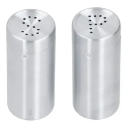 Salt- & Pepparströare-2st Kryddburk Rostfritt stål Kryddflaska Salt och peppar Shaker Köksverktyg Rostfritt stål Färg