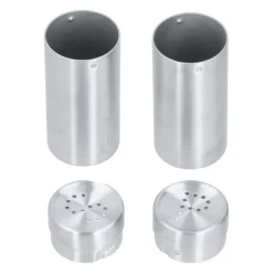 Salt- & Pepparströare-2st Kryddburk Rostfritt stål Kryddflaska Salt och peppar Shaker Köksverktyg Rostfritt stål Färg