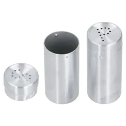 Salt- & Pepparströare-2st Kryddburk Rostfritt stål Kryddflaska Salt och peppar Shaker Köksverktyg Rostfritt stål Färg