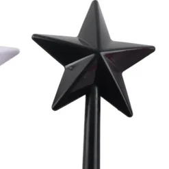 Salt- & Pepparströare-3st Magiska Salt Peppar Shakers Stjärnformade Trollstav Salt Peppar Shakers Magiska Stick Påfyllningsbara kryddor Kryddor Dispenser Rosa Svart Vit