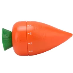 Söt morotsformad kökstimer för matlagning, läsning, studier, träning