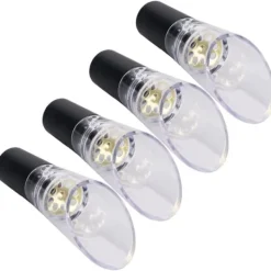 4st vinluftare hällare PC Miljövänlig karaffpipstång Tillbehör för hushållsfestGold