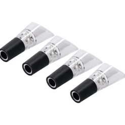 Vinluftare-4st vinluftare hällare PC Miljövänlig karaffpipstång Tillbehör för hushållsfestSilver