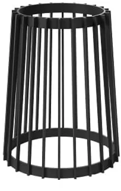 Soptunnor & Papperskorgar-Standy 40H dubbelsidigt högt blomsterställ | Svart