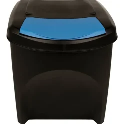 vidaXL Källsorteringskärl-Staplingsbara soptunnor 4 st antracit 100 L