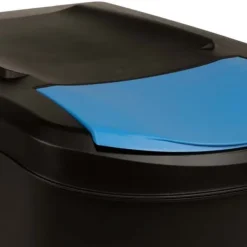 Källsorteringskärl-Staplingsbara soptunnor 4 st - Hygieniska och praktiska | Färg: Antracit | Storlek: 100 L