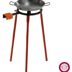 Stativ för paellakamin - GARCIMA - Mått 20,30 och 35 cm - Höjd 75 cm - Metall