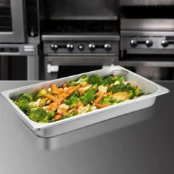 Tillbehör För Matservering-Steam Table Pan, 53x32,5x6,5 cm, Rostfritt stål, Matbehållare