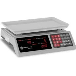 Köksvågar-Steinberg Systems - Kontrollvåg - 40 kg / 2 g - 33,7 x 23,1 x 0,6 cm - Vägningsbricka i ABS-plast