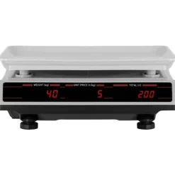 Köksvågar-Steinberg Systems - Kontrollvåg - 40 kg / 2 g - 33,7 x 23,1 x 0,6 cm - Vägningsbricka i ABS-plast