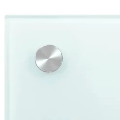 Spisar-Stänkskydd i härdat glas - Värmebeständigt och reptåligt | Färg: Vit | Storlek: 70x60 cm