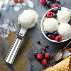 Skopor-Stor Glasskopa med Ejektor 1-Klick Perfekta Glasskulor