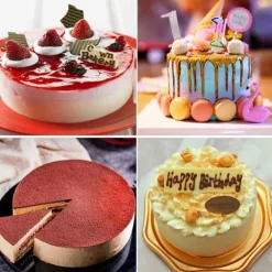 Bakning-Stor Rund Bakform Silikon Tårtform 23cm