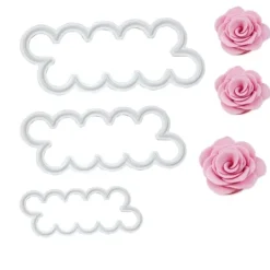 STRAIGHT ROSE utstickare, set med 3 utstickare