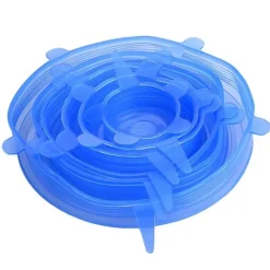 Stretchlock / Universallock i silikon - Set 6 storlekar