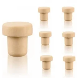 Flaskstopp & Flaskförslutare-SVAMPKAPP 1 st. FLASKSTOPP 19mm ITALIENSK PRODUKT CERTIFIERAD