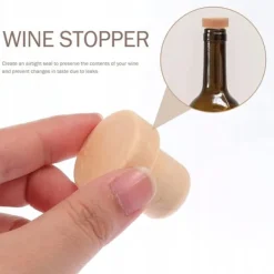 Flaskstopp & Flaskförslutare-SVAMPKAPP 1 st. FLASKSTOPP 19mm ITALIENSK PRODUKT CERTIFIERAD