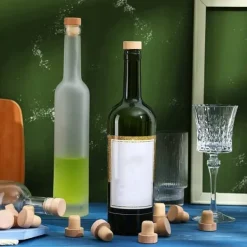 Flaskstopp & Flaskförslutare-SVAMPKAPP 1 st. FLASKSTOPP 19mm ITALIENSK PRODUKT CERTIFIERAD