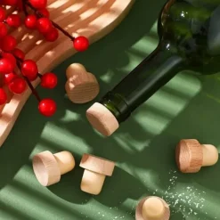 Flaskstopp & Flaskförslutare-SVAMPKAPP 1 st. FLASKSTOPP 19mm ITALIENSK PRODUKT CERTIFIERAD