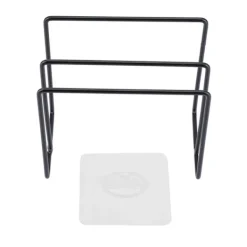 Svart väggmonterat lock Hållare för skärbräda