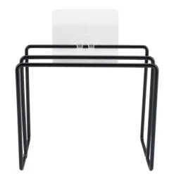 Svart väggmonterat lock Hållare för skärbräda