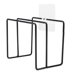 Svart väggmonterat lock Hållare för skärbräda