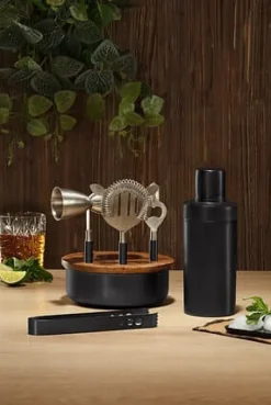 Verktygsset För Drinkar-Svart/mango drinkset