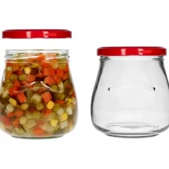 Syltburkar med lock 6 st 500 ml