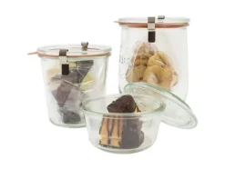 Sylteglas Weck incl låg 14cl 140ml Ø6x6,9cm 12stk/pak