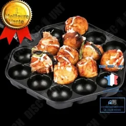 Takoyaki-maskin - TD® - Non-stick - Aluminium - Rund - 0,489 kg