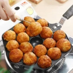 Takoyaki-maskin - TD® - Non-stick - Aluminium - Rund - 0,489 kg