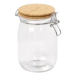 Tala Glasburk med lock av Bambuträ 980 ml