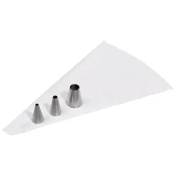 Tala Spritspåsar-Spristsset med 3 öppna tyllar och spritspåse