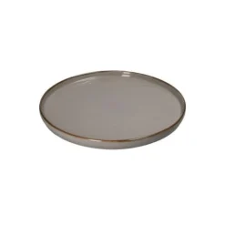 Tallrikar & Bordsserviser-Tallrik - PLATT TESO D.27 CM - Grå pärl - Gres - Lämplig för mikrovågsugn och diskmaskin