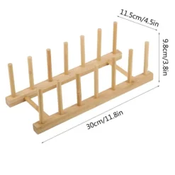 Köksorganiserare-Tallriksställ Gryta Lock Tallrik Skål Kopphållare Bokförvaringshylla Köksorganisatör