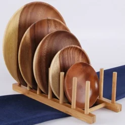 Köksorganiserare-Tallriksställ Gryta Lock Tallrik Skål Kopphållare Bokförvaringshylla Köksorganisatör