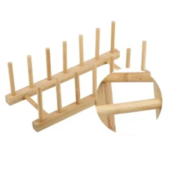 Köksorganiserare-Tallriksställ Gryta Lock Tallrik Skål Kopphållare Bokförvaringshylla Köksorganisatör