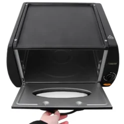 Grillar-Tandoor Bänkugn Ugn Mini Pizza Chapati Roti Lahmacun Manakish Naan Brödmaskin Elektrisk Tandoori Takeaway Köksapparat Toppplatta Non-Stick Aluminium | CDON