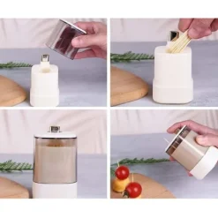 Köksorganiserare-Tandpetarhållare med Dispenser